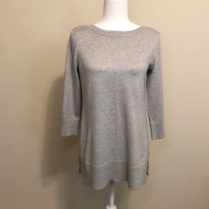 Cable & Gauge Grey Tunic Sweater - S